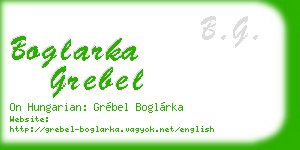 boglarka grebel business card